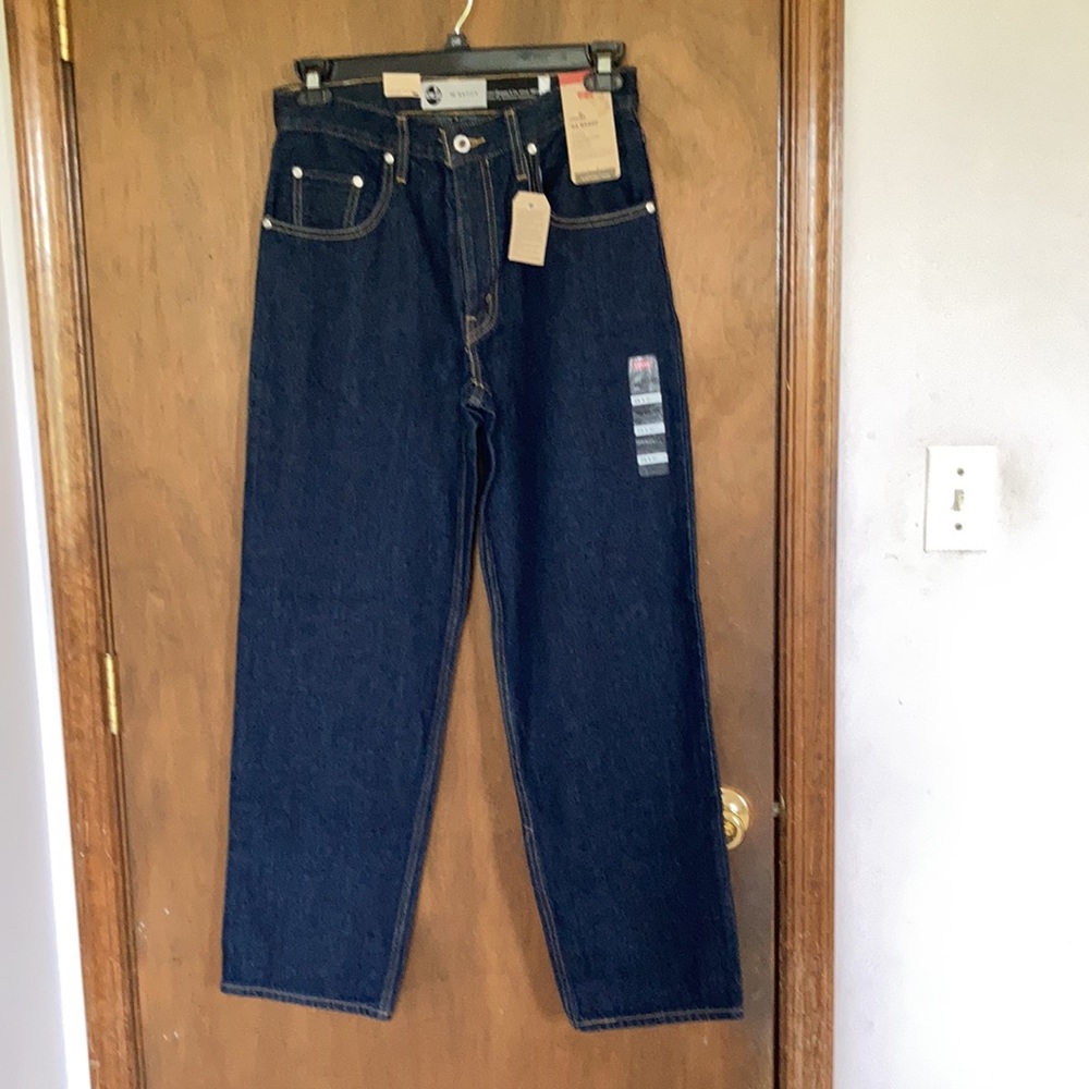 Relist7/20 Levi’s 94 baggy midrise straight leg jean cotton retro 27 or 30 - Picture 3 of 17